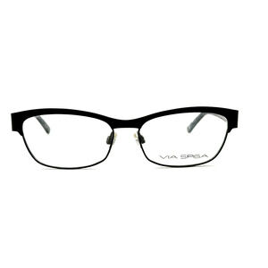 VIA SPIGA JEMMA BLACK EYEGLASSES SUNGLASSES FRAMES 53-15-135